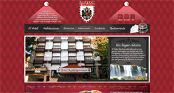 Desktop Screenshot of hotelaustriarestaurante.com