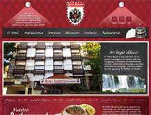 Tablet Screenshot of hotelaustriarestaurante.com